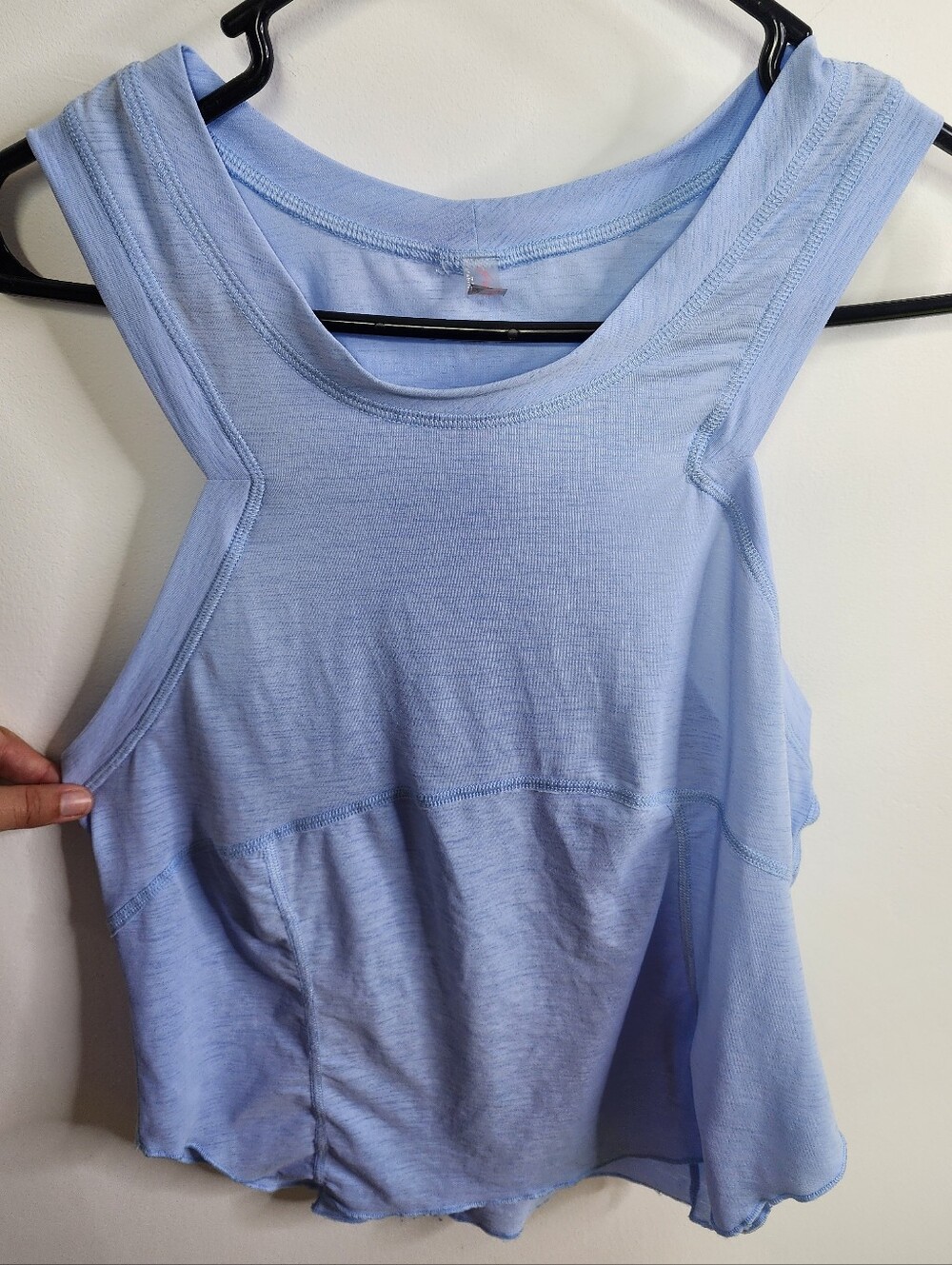 Tempo Silver Lining Tank, Large, Blue